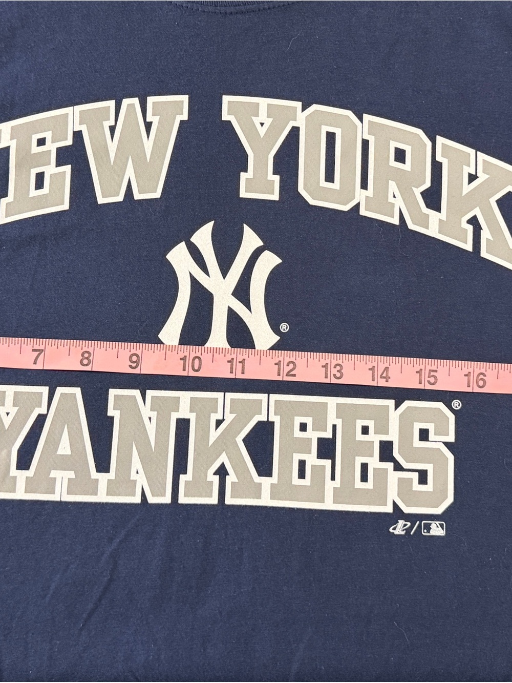 New York Yankees T Shirt NWT Mens Large Blue MLB - Picture 4 of 9